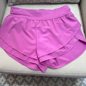 Apana Pink Athletic Shorts Lightweight Performance Design